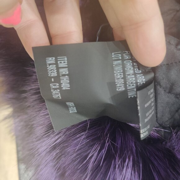 Prada fox fur trapper style hat size L New $2498.00
